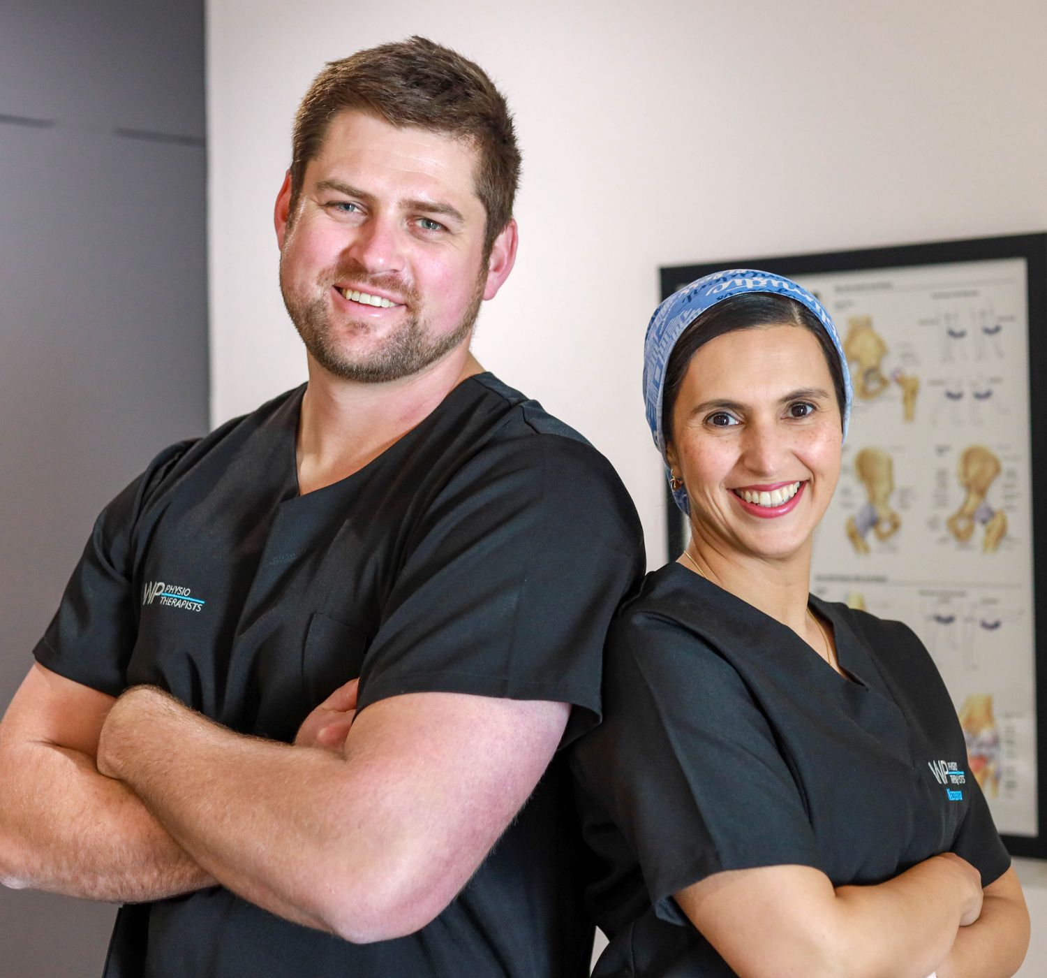 WP Physiotherapists founders Wimpie van der Meijden and Nazreena Hassim